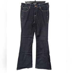 Ariat Ultra Stretch Dark Blue Katie Perfect Rise Flare Leg Denim Jeans Size 31S